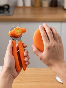 XO CHEF LAB 3-Piece Dopamine Kitchen Toolset - Vibrant Orange & Sage Green Bundle | Includes Wavy Pizza Slicer & Dual Ergonomic Rotary Openers | High-Energy Aesthetic Hosting Essentials - Xem 9