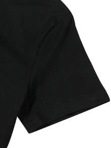 Men Sports Tees & Tanks - Black - View 4