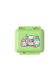 Mini 6-Compartment Portable Pill Box, Medicine Storage Box, Travel Pill Box, Printed With "My Pill Box" And Pill Pattern, 6-Compartment Small Pill Box, Sealed Pill Packaging Storage Box, 6-Day Weekly Pill Storage Box, Travel Essential Pill Box, Daily Vitamin Pill Box, Pocket Pill Box Storage Box, Exquisite Storage Box, Home Essential, Travel Essential - Multicolor - View 16