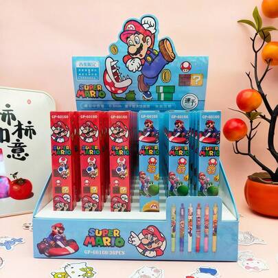 1 chiếc bút bi gel hoạt hình, đầu bút 0.5mm, bút học sinh dùng hàng ngày, thích hợp làm quà tặng tựu trường, quà sinh nhật.