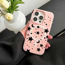 Shockproof Case Compatible With IPhone 16, 14 Pro Max, 16 Plus, Galaxy S23FE, Galaxy S24 Plus, Two-In-One Magnetic Case, Anti-Fall, Silicone, Elegant Design, High Quality, The Best Gift. - 白色的 - 查看 4