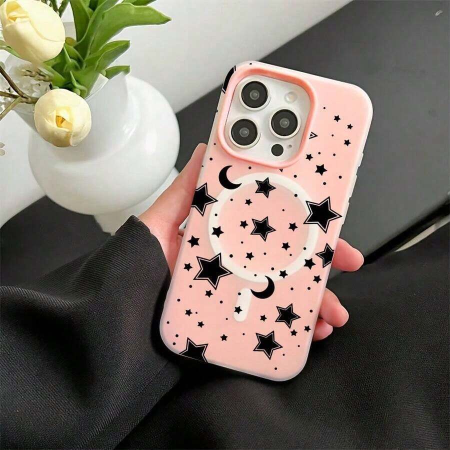 Shockproof Case Compatible With IPhone 16, 14 Pro Max, 16 Plus, Galaxy S23FE, Galaxy S24 Plus, Two-In-One Magnetic Case, Anti-Fall, Silicone, Elegant Design, High Quality, The Best Gift. - 羅莎 - 查看 1