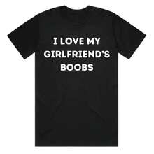 Me encantan los pechos de mi novia - Regalo de San Valentín para novio - Regalo para novio, camiseta divertida para adultos, regalo para mujer y hombre, vibes de verano - Negro - Ver 5