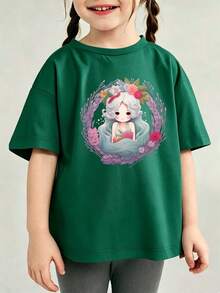 Young Girls T-Shirts - Green - View 1