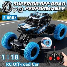 High-Speed Remote Control Off-Road Car For Kids, With LED Lights And Tires, Racing Toy, Gift For Children, Remote Control Car For Children - Green 1B - View 7