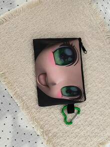Niche Design Anime Girl Coin Purse, Lightweight Portable Pouch, Fashionable Personalized Accessory - Multicolor - View 5