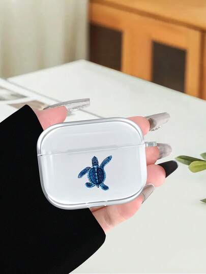 Ốp tai nghe cá nhân hóa thời trang và đa năng, họa tiết rùa biển xanh in 2D, sáng tạo và phong cách, thích hợp làm quà tặng cho bạn gái, bạn thân, vợ, người yêu, dì, sếp, chị gái, người yêu, bạn cùng lớp, giáo viên, quà sinh nhật, quà lễ hội. Chất liệu trong suốt và mịn màng, bảo vệ toàn diện, chống bụi và chống nước, vỏ mềm tương thích với tai nghe 2/3/4/PRO/PRO2/PRO3.