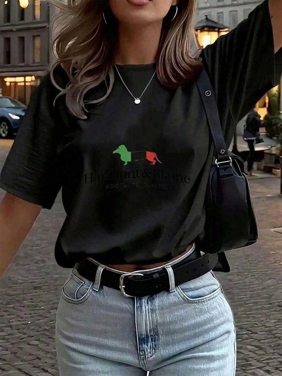Women T-Shirts - Black - View 1