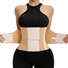 1pc Sports Women's Body Shaper Waist Wrap Trimmer Waist Support Leopard Print Abdominal Belt, Suitable For Fitness, Running, And Yoga Wear - Đỏ - Xem 11