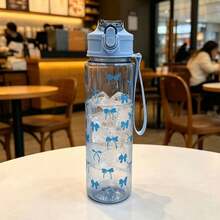1pc 700ml Cute Children's Water Bottle With Straw, Portable For Outdoor/School Use, Ideal Gift For Kids, Best For Summer, Back To School Season - Multicolor - View 14