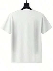 1 camiseta clásica para hombre con estampado de coches de película, 100% algodón, cuello redondo, estilo casual, corte holgado para todas las estaciones con ligera elasticidad, con gráficos de Knight Rider, A-Team, Regreso al Futuro, Delorean y Ghostbusters. - Blanco - Ver 2