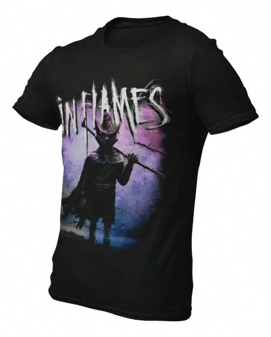 Playera Camiseta In Flames I The Mask - Negro - Ver 1