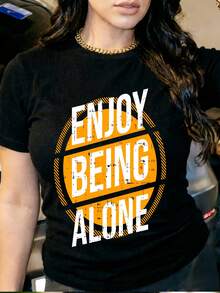 Camiseta de mujer 100% algodón| Ropa casual suave y cómoda|  de verano modernas y frescas| El regalo perfecto para amigos, familiares y colegas.| La opción ideal para actividades de team building y ocio.| Diseño para Entusiastas del Ciclismo de Descenso - Negro - Ver 8