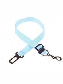 1 Pc Pet Car Seat Belt, Gradient Color Dog Retractable Leash, Rainbow Style Pet Leash, Elastic Cushioning Car Seat Belt Nylon Seat Belt, Heavy Duty Durable Dog Car Seat Belt, Dog Seat Belt, Make Your Dog ! Dog Outing Dog Supplies Dog Car Seat Car Seat Covers Dog Car Seat Cover Pet Car Seat - Blue - View 12