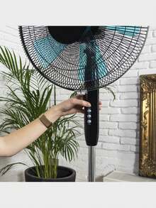 Cecotec EnergySilence 510 落地扇：40W 功率，5 x 40cm 扇葉，最大氣流，擺動功能，3 檔可調風速，高度可調範圍 110-130cm，高效銅芯電機，EnergySilence 技術實現靜音製冷，設計穩固底座並帶有防護格柵。 - 查看 2