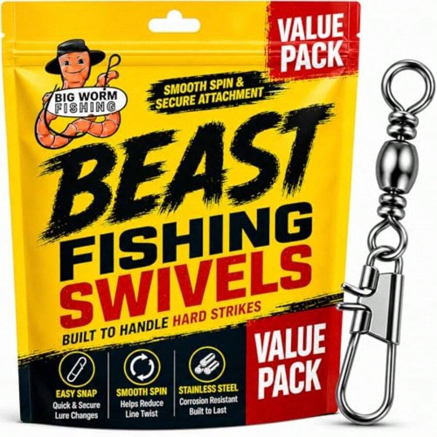 Fishing Swivels And Snaps - As Pic - View 1