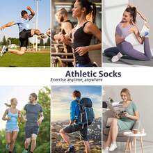 8 Pairs Grip Soccer Socks Colorful Non Slip Sports Football Basketball Hospital Yoga Socks For Men Women - 4 đen + 4 trắng - Xem 7