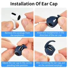 Set de 5 piezas Estuche de almacenamiento para auriculares Apple Pro, con mosquetón de acero inoxidable, bolsa de almacenamiento y cordón - Multicolor - Ver 10