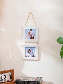 2/3 Piece Vintage Style 4-Inch Photo Frame Set, Wall Hanging Family Bedroom Living Room Picture Frame, Suitable For Decorating Warm Memories Of Family And Friends - Multicolor - View 13
