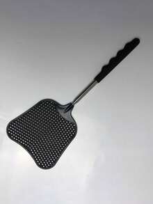 1件裝重型伸縮式電動蒼蠅拍套組，耐用塑料搭配不鏽鋼手柄，適用於室內/戶外/教室，害蟲防治夏季必備家用工具，65cm香蕉形伸縮電動蒼蠅拍，不鏽鋼防滑手柄，可愛手動蒼蠅拍 - A - 查看 13