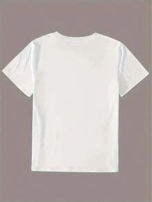 Women's Lightweight "Day Of The Dead" Print T-Shirts, Stylish With Skull Embellishments And A Print Of A Puppy Wearing A Mexican Hat, Round Neck, Short Sleeves, Suitable For Spring, Summer, And Fall. It's A Modern, Versatile, And Retro-Casual Garment For Everyday Wear, Vacations, And Commuting. Available In Multiple Colors, Made Of Cotton, A Popular Choice. - 白色的 - 查看 3