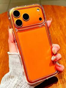 1pc - Translucent Soft Rubber Phone Protective Case, Compatible With IPhone 17 Pro Max/17 Air/17/16 Pro Max/16/15/14 Plus/13/12/11 Pro/XS Max/16e/X/XR/7/8 Plus/SE2, Shockproof Protective Case, Phone Accessories, Compatible With Phone - Clear - View 2