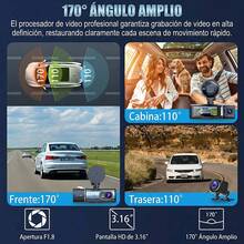 4K 3-Channel Car Camera With 5GHz WiFi: Front 4K + Interior 1080P + Rear 1080P - A - View 8