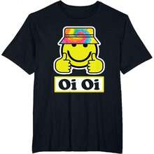 90s Raver Oi Oi Raving Tie Dye Rave House Music Lover T-Shirt - Black - View 4