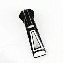 3pcs/6pcs #5 Nylon Metal Resin Zipper Pulls, Black Painted Zipper Sliders For Clothing, Bags, Luggage - Zipper Pulls - View 7