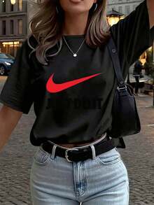 Women T-Shirts - Black - View 1