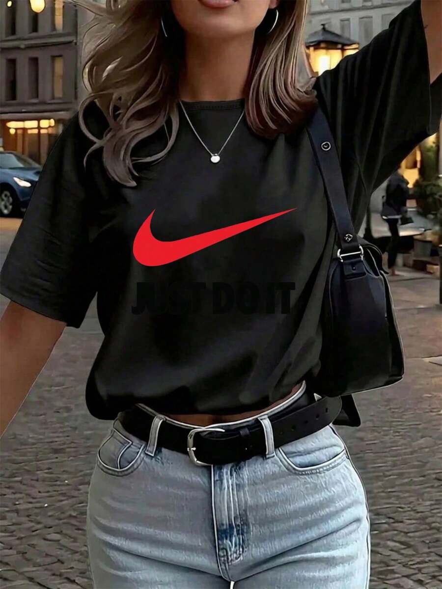 Women T-Shirts - Black - View 1