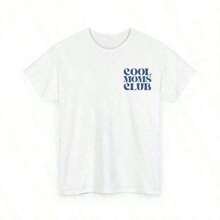 [National Shipping] Cool Moms Club Camiseta Cool Moms Primera Mamá Presenta Mamá Primera Mamá Cool Mom Club Camiseta Cool Moms Futura Mamá F2025 - Estilo - Ver 3