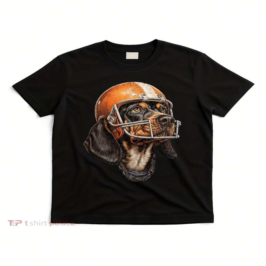 Camiseta exclusiva para el Día de la Independencia y el Día del Padre con dise?o de Cocker Spaniel de Tennessee: dise?o retro con el gráfico de tres estrellas de Tennessee y casco de gorila, en negro con estampado de Cocker Spaniel en naranja y blanco. Ideal para uso casual y para la caza, perfecta para los amantes de esta raza. Lavable a máquina, tallas grandes, camiseta casual de estilo urbano y moderno. - Negro - Ver 1