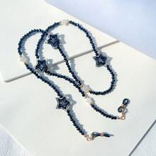 Shiny Bohemian Glass Colorful Heart Beaded Anti-Slip Eyeglass Chain, Acrylic Unique Fashion Eyeglass Strap - Glasses Chain - View 10