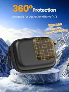 Tas Pelindung Kamera Olahraga Action 5 Pro, Cocok Untuk Osmo Action 5 Pro/4/3, Tas Penyimpanan Kecil Pelindung Untuk Insta360 Ace/Ace Pro/2, Dengan Tali Pergelangan Tangan, Aksesori Pelindung - View 5