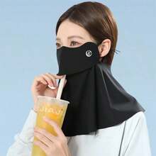 1个女士防晒面罩，户外骑行遮阳罩，全脸防紫外线面罩，带网状眼罩，方便饮水，3D设计，适合户外活动、防晒、骑行、驾驶，夏季配件 - 查看 12