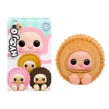 MGA Entertainment Hyojo迷你甜点派对盲盒毛绒玩具 | 内含曲奇、好时之吻巧克力、冰淇淋、棉花糖兔子、甜甜圈等系列 | 惊喜开箱 | 适合所有年龄段的收藏礼物 - 彩色 - 查看 12