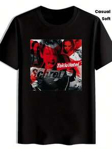 Camiseta unisex de manga corta, para hombreTokioHotelGráficoCamiseta-NegroTripulaciónCuelloCortoMangaTeeconRojoyBlancoJaponésTextoyTokioImprimir,SuaveEstiramientoTela,InformalRopa urbanayFiestaRopa, vestimentaPara todas las estacionesComodidad,JaponésPopCulturaInspiradoDiseñoparaJugadores casualeshombre, , , Dazymujer,romwehombres, bohochic,maestrasregalos,camisetaparaconjuntos de mujercon curvasparamu,y2k, - Negro - Ver 6
