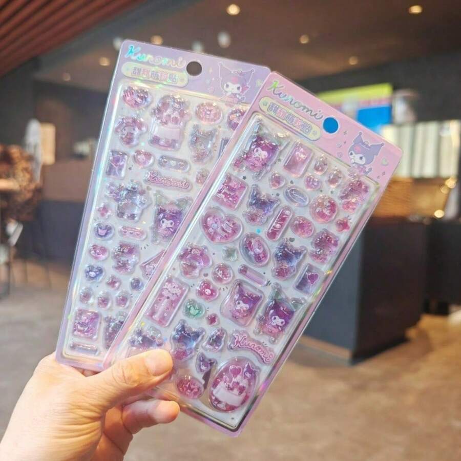 Dreamland 可愛舒緩 3D 貼紙,適合裝飾您的計畫本、貼紙本、絨毛玩具、貼紙、貓咪印章、糖果貼紙、貼紙本、貓咪、兒童軟 3D/DIY 貼紙,適用於節日派對、生日、畢業、感恩節、聖誕禮物、活頁夾、手工藝、獎勵、計畫本、剪貼簿、書籍裝飾 - 彩色 - 查看 1