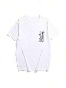 SUMMER Bangtan Flower Logo Shirt Bangtan Harajuku Print Tee  Army Shirt Bangtan Fan Shirt  Shirt Jimin Jungkooks ShirtRopa Hombre Cosas Para Hombre Ropa De Mujer Women Clothing Casual Blusas Bonito - Blanco - Ver 8