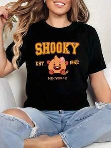 Women T-Shirts - Black - View 8