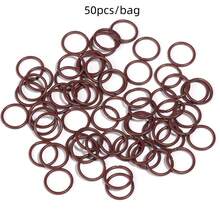 50pcs Iron Colored Closed Jump Rings, Macaroon Color Open Rings, Handmade Jewelry Accessories Flat Open Connectors, DIY Jewelry Making Linking Rings - Single-loop Opening - View 26