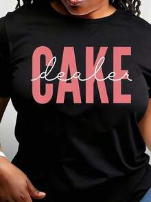 Camiseta de repostería para mujeres y hombres, con diseño de pastelero y cupcake. - Negro - Ver 6