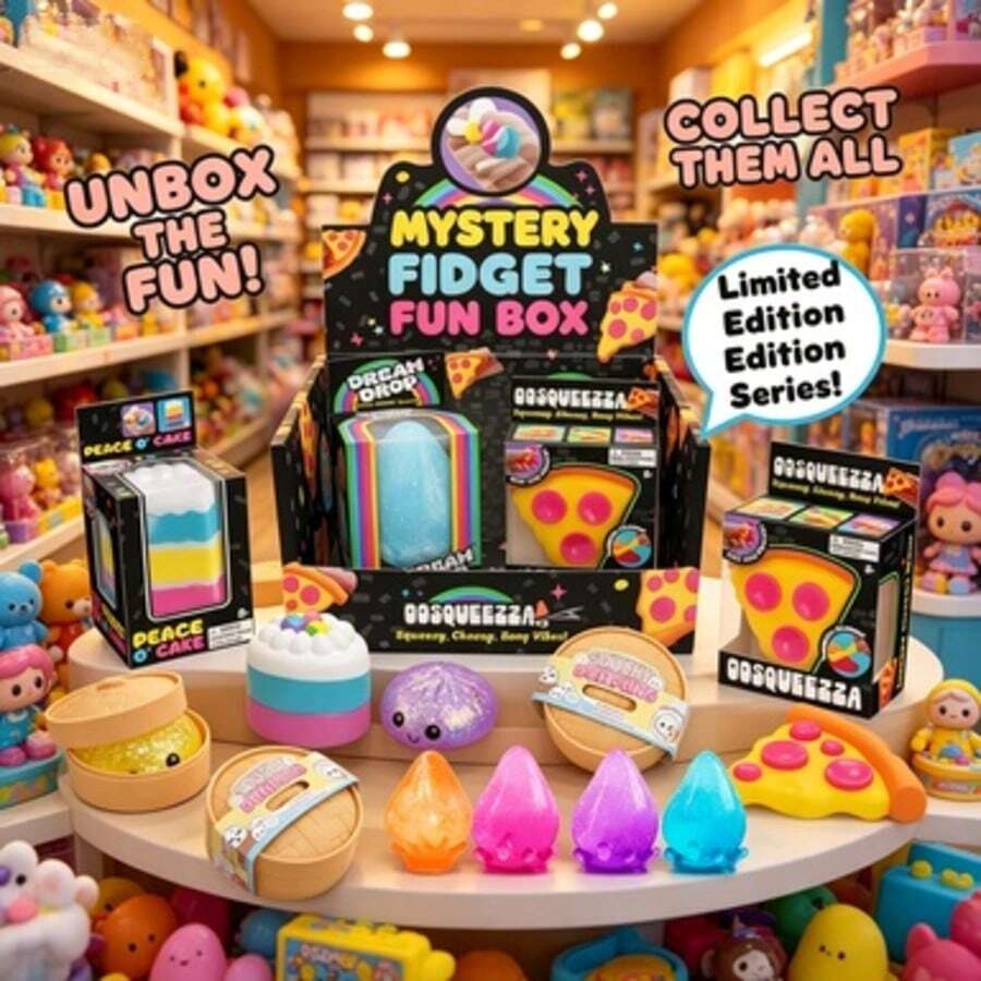 Mystery Pick Squishy Blind Box – 1 Independent Random Selections Surprise Stress Relief Toy Set - Nhiều màu - Xem 1