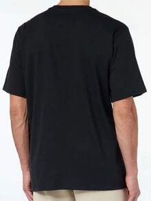 Rescue Abused Animals, Save Injured Dogs And Cats, Rescue Themed T-Shirt, Comfortable Fit For Men, Ultra Soft Short Sleeve Urban Style T-Shirt - 黑色 - 查看 2