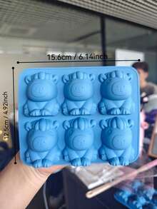 1pc Capybara Silicone IceCube Tray,6 Compartment Silicone IceCube Mold,3D Capybara Shaped IceCube Mold,IceCube Trays,Maker With Spill,Easy Release IceCube,Maker With Spill-Proof Removable Lid,Suitable For Whiskey,Cocktails, Coffee,Kitchen Utensils - Multicolor - View 8