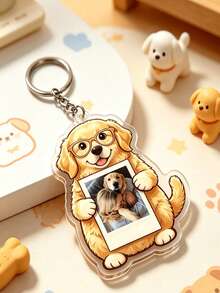 Customized Cute Animal Shaped Keychain - Available In Cat, Panda Or Dog Styles. The Perfect Gift For "Pet Moms" And Animal Lovers - Also An Ideal Choice For Mother's Day And Father's Day. - Multicolor - View 4