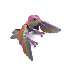 Model Burung Beo Pelangi Artikulasi Cetak 3D, Figur Burung Beo Berwarna-warni Realistis yang Dapat Dikoleksi, Mainan Geli Kreatif untuk Dekorasi Meja, Hadiah Ulang Tahun - MultiWarna - View 6