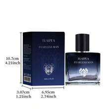 50ml Dreamfall 男士古龙水，信息素香氛，香根草和檀香木香味，无刺激性，黑色滚珠精油，适合约会和商务场合，天然持久香气，是送给男士的最佳礼物 - 無畏男士古龍 - 查看 3