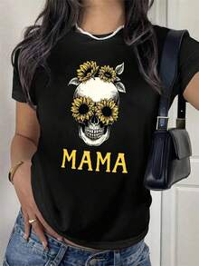 Camiseta transpirable, talla grande, para mujer, suave y agradable al tacto, con mangas cortas y diseño de hombros expuestos, ropa para actividades al aire libre. - Negro - Ver 1